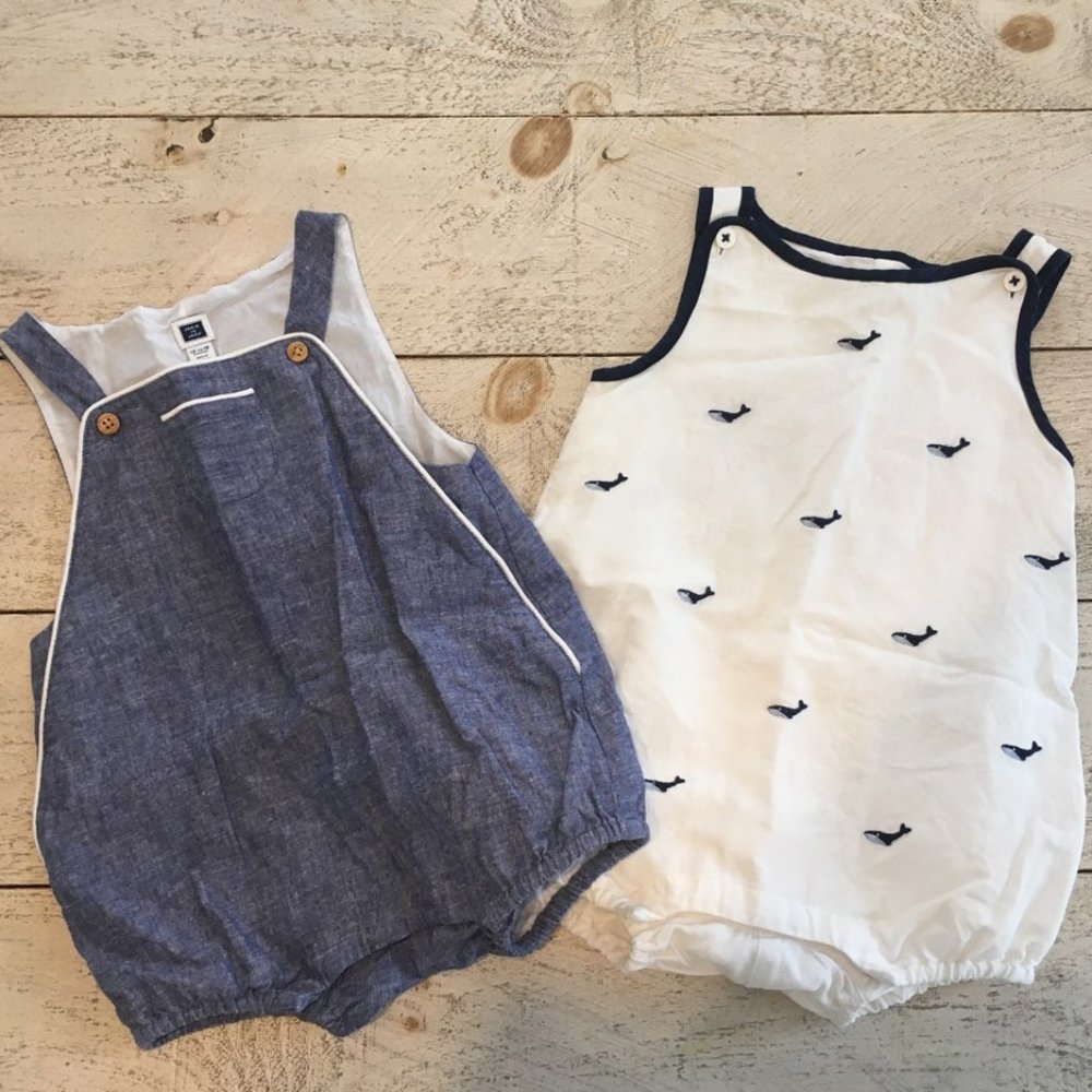 Janie and Jack Rompers